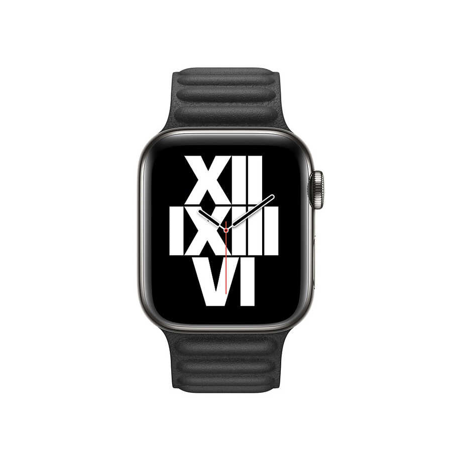  Watch 38mm KRD-34 Deri Kordon - Siyah