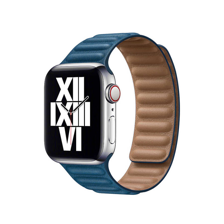  Watch 38mm KRD-34 Deri Kordon - Mavi