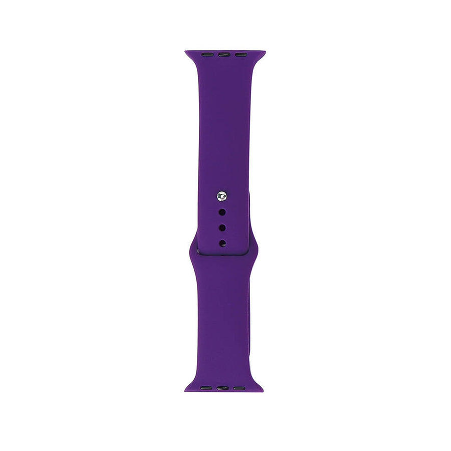 Watch 7 41mm Band Serisi Klasik Kordon Silikon Strap Kayış - Derin Mor