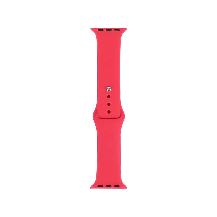 Watch 7 41mm Band Serisi Klasik Kordon Silikon Strap Kayış - Light Rose Red