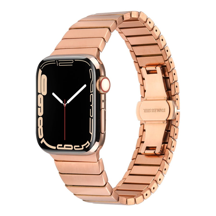  Watch 7 41mm Kordon KRD-79 Metal Strap Kayış - Rose Gold
