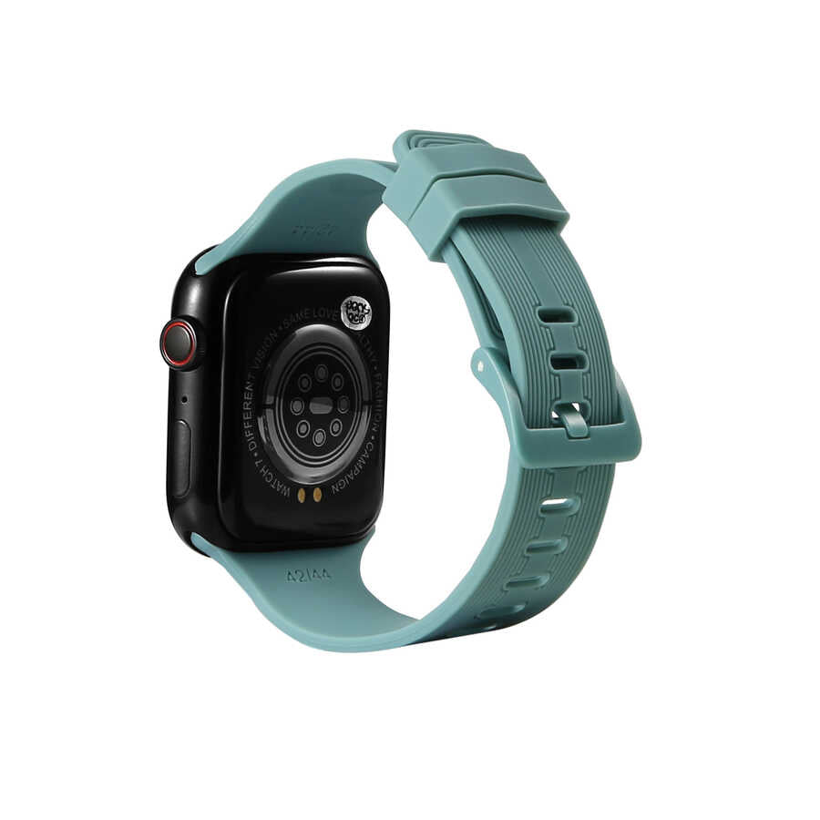 Watch 7 41mm KRD-23 Silikon Kordon - Açık Yeşil