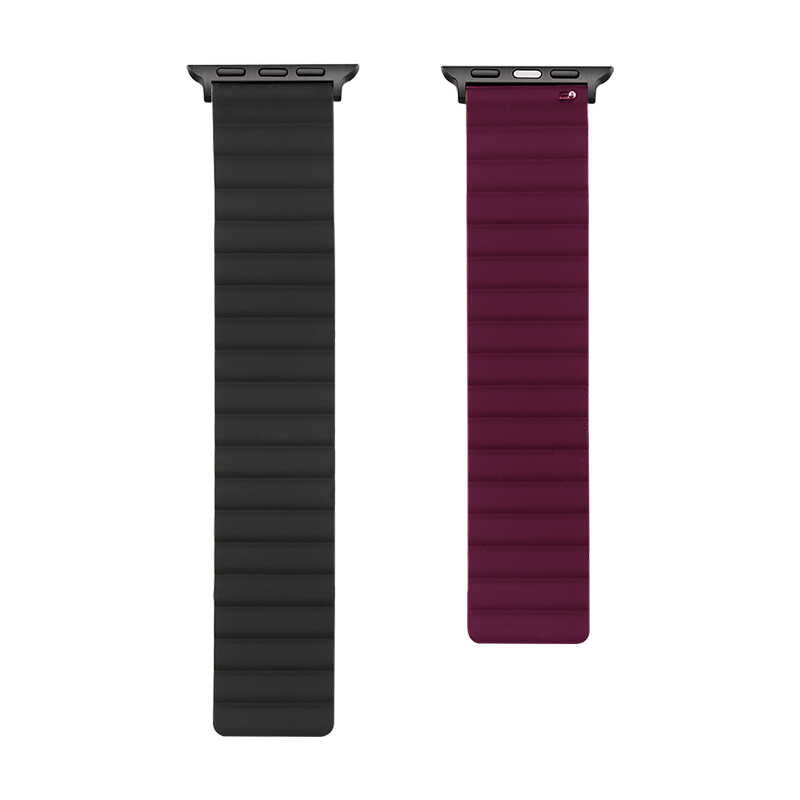  Watch 7 41mm KRD-52 Kordon - Siyah-Kırmızı