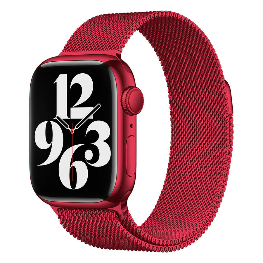 Watch 7 41mm Zore Band-01 Metal Kordon - Kırmızı