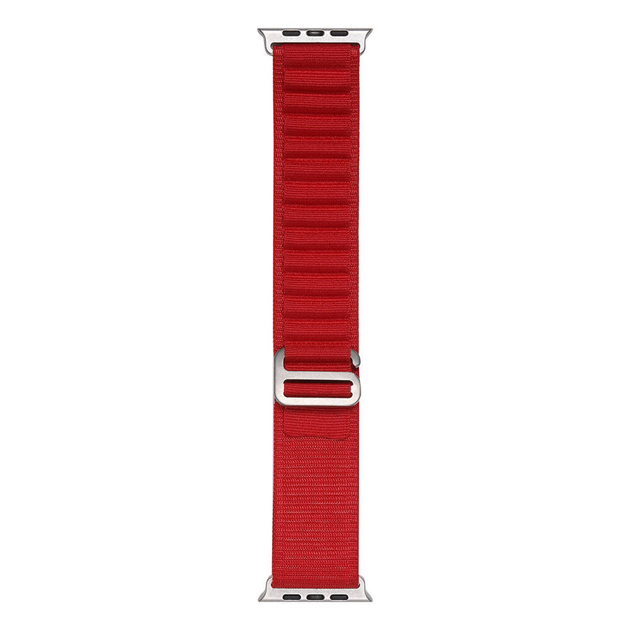 Watch 7 41mm Zore Band-74 Hasır Kordon - Kırmızı