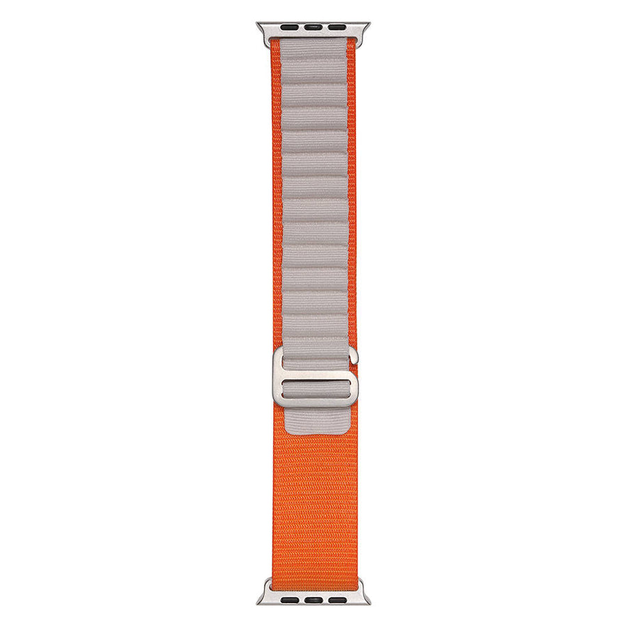Watch 7 41mm Zore Band-74 Hasır Kordon - Turuncu-Starlight