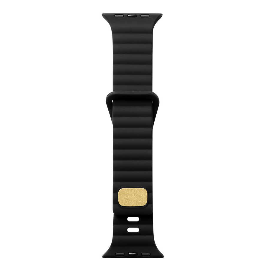 Watch 7 41mm Zore KRD-73 Silikon Kordon - Siyah
