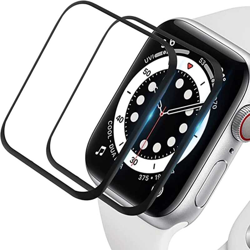Watch 7 45mm Zore PMMA Pet Saat Ekran Koruyucu - Siyah