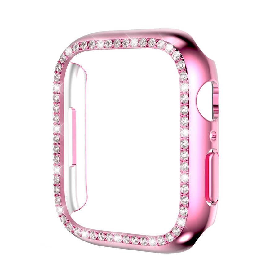 Watch 7 45mm Zore Watch Gard 05 Sert PC Koruyucu - Pembe