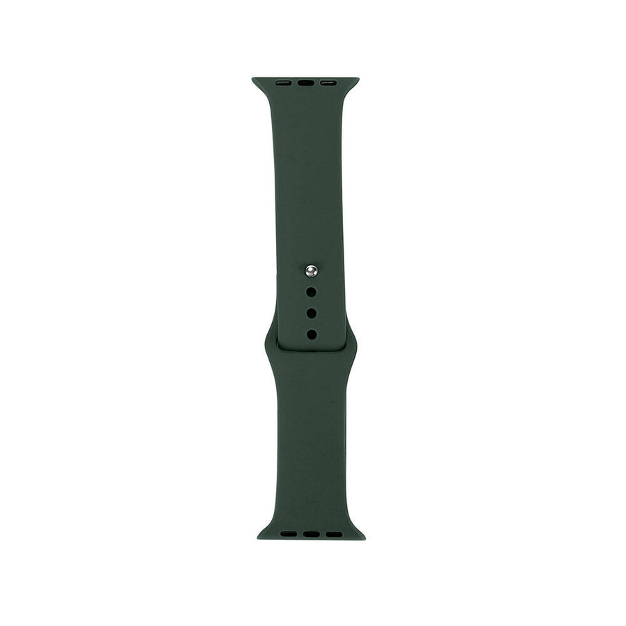 Watch Ultra 49mm Band Serisi Klasik Kordon Silikon Strap Kayış - Pine Yeşil