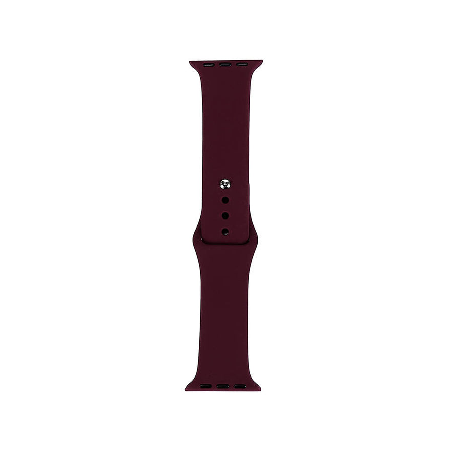 Watch Ultra 49mm Band Serisi Klasik Kordon Silikon Strap Kayış - Red Wine