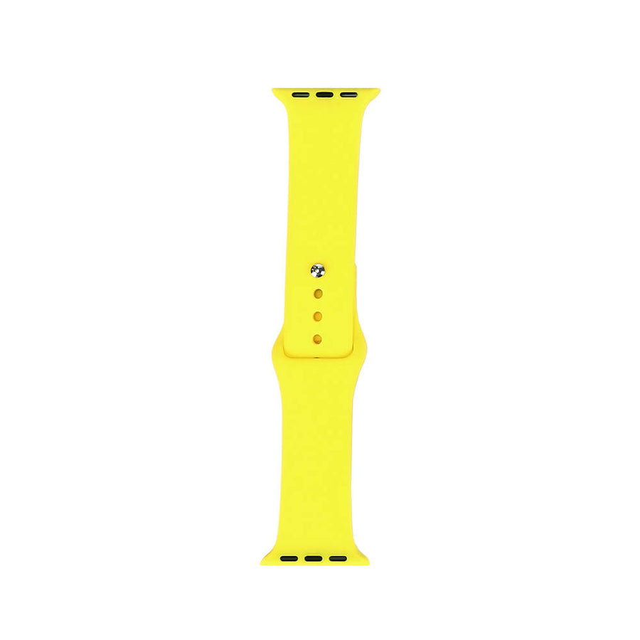 Watch Ultra 49mm Band Serisi Klasik Kordon Silikon Strap Kayış - Sarı
