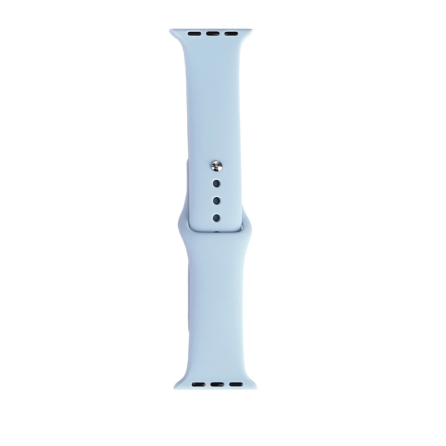 Watch Ultra 49mm Band Serisi Klasik Kordon Silikon Strap Kayış - Custom Sky Blue