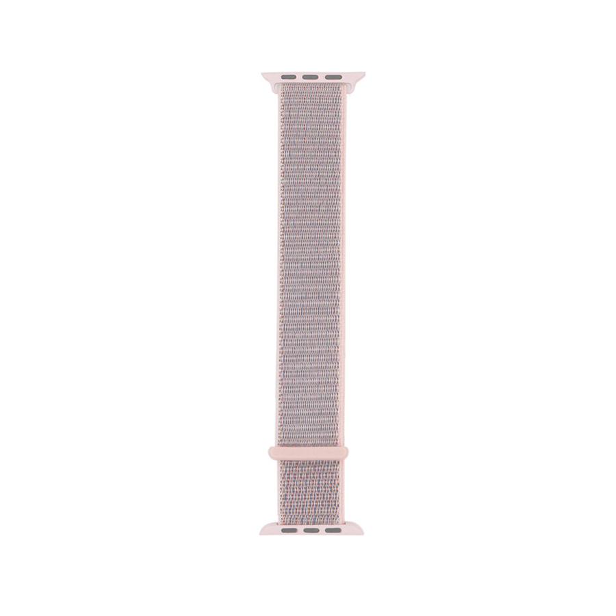 Watch Ultra 49mm Kordon Band-03 Serisi Hasır Strap Kayış - Pembe Açık