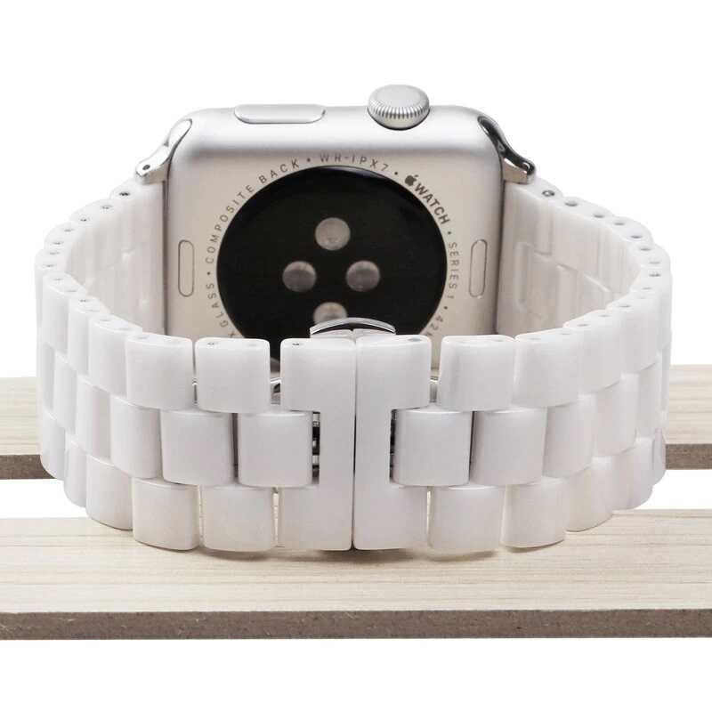 Watch Ultra 49mm Kordon KRD-15 Metal Strap Kayış - Beyaz