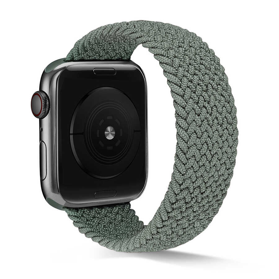 Watch Ultra 49mm Kordon KRD-38 Medium Strap Kayış - Koyu Yeşil