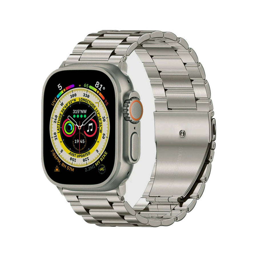 Watch Ultra 49mm Zore KRD-93 Metal Kordon - Titanyum