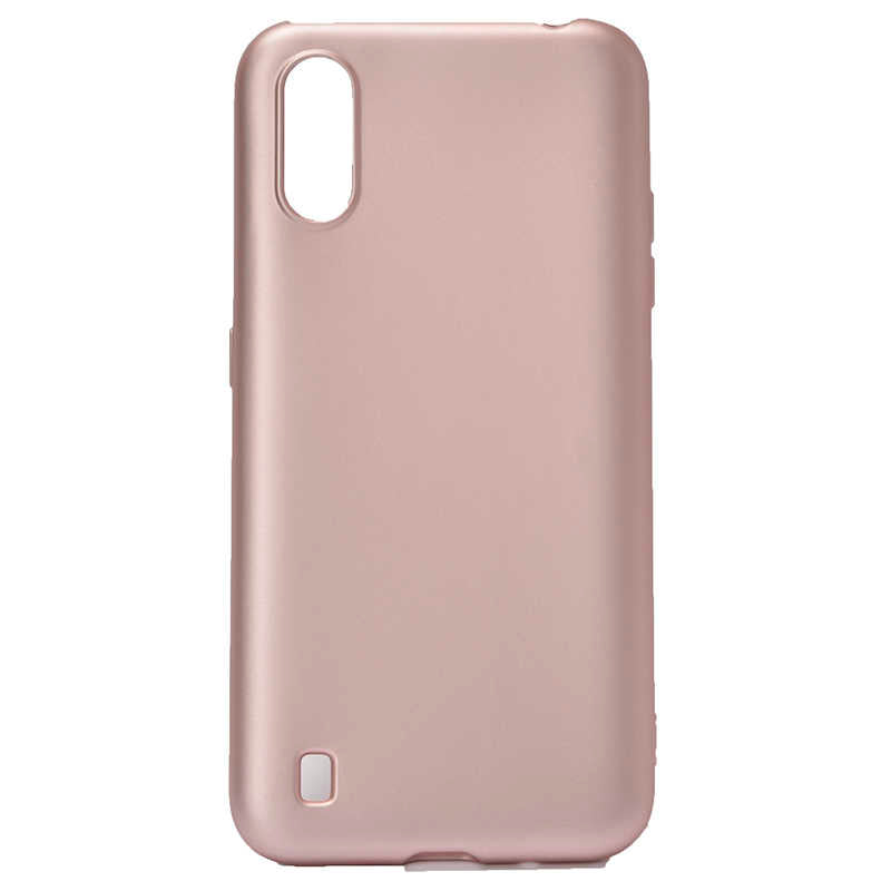 Galaxy A01 Kılıf Zore Premier Silikon Kılıf - Rose Gold