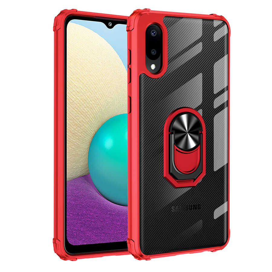 Galaxy A02 Kılıf Zore Mola Kılıf - Kırmızı