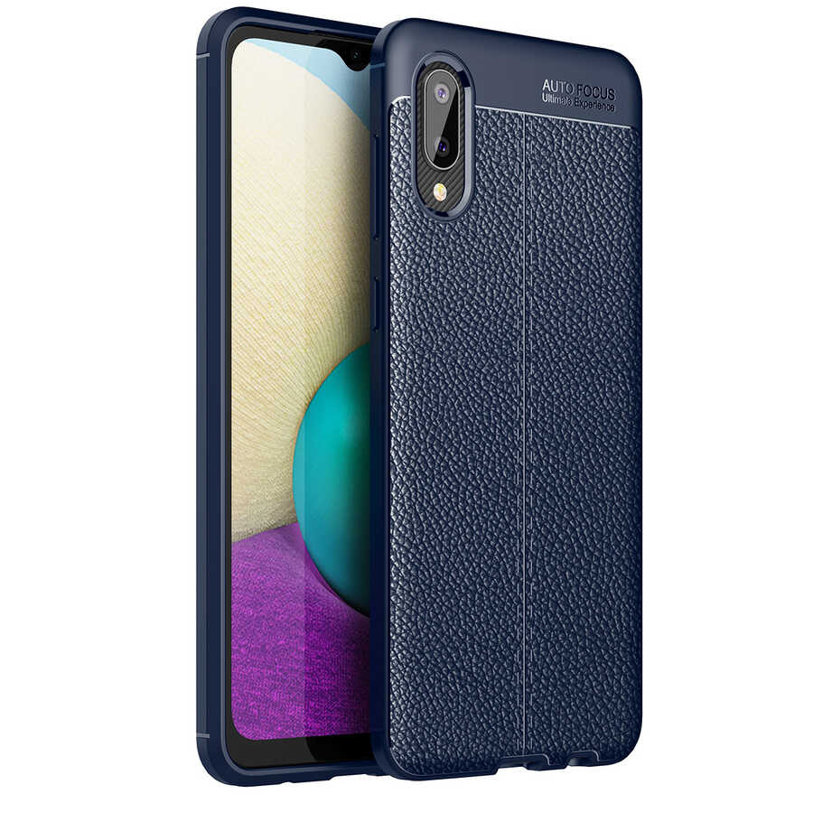 Galaxy A02 Kılıf Zore Niss Silikon Kılıf - Lacivert