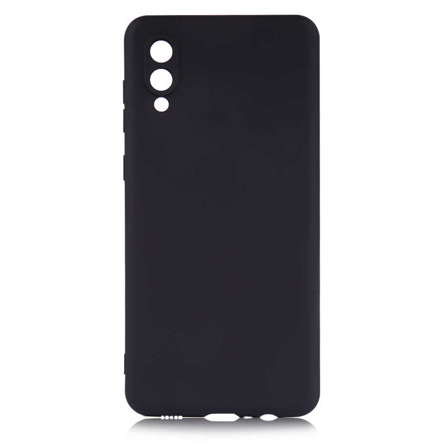Galaxy A02 Kılıf Zore Premier Silikon Kılıf - Siyah