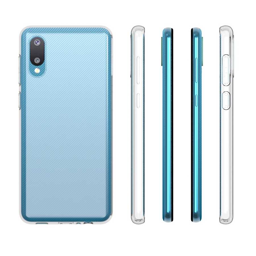 Galaxy A02 Kılıf Zore Süper Silikon Kılıf - Renksiz