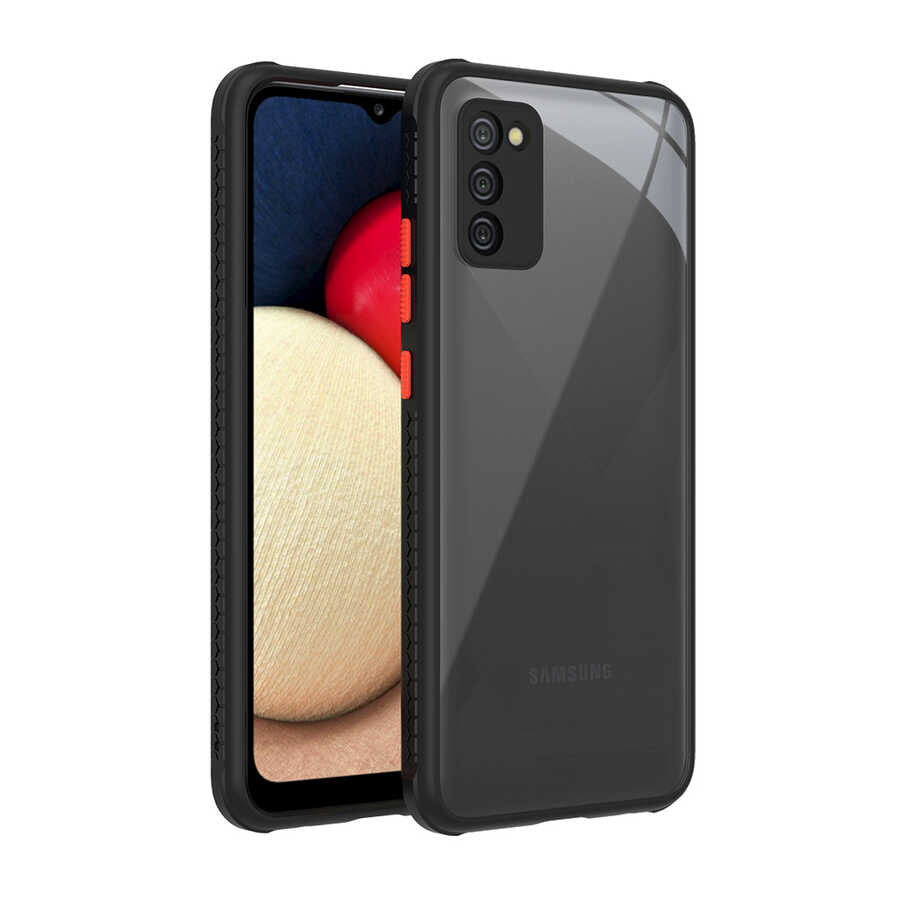 Galaxy A02S Kılıf Zore Kaff Kılıf - Siyah