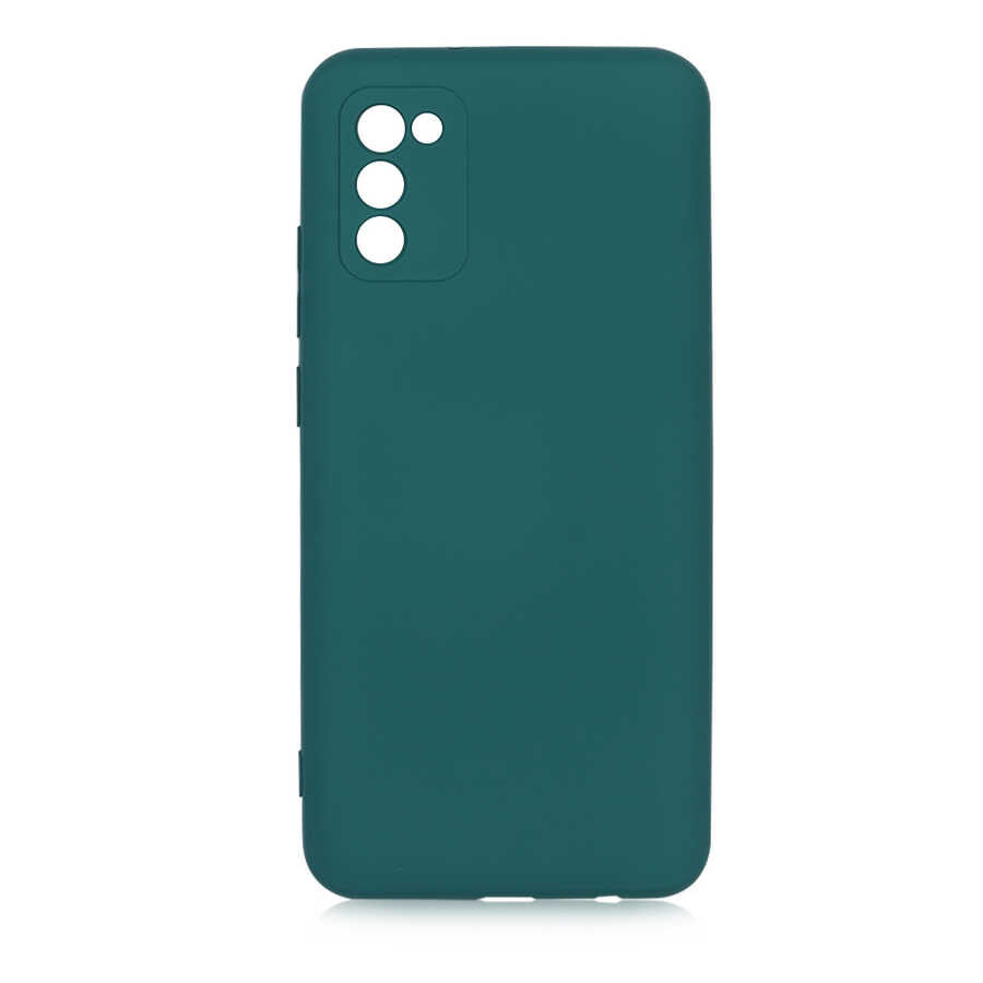 Galaxy A02S Kılıf Zore Mara Lansman Kılıf - Koyu Yeşil