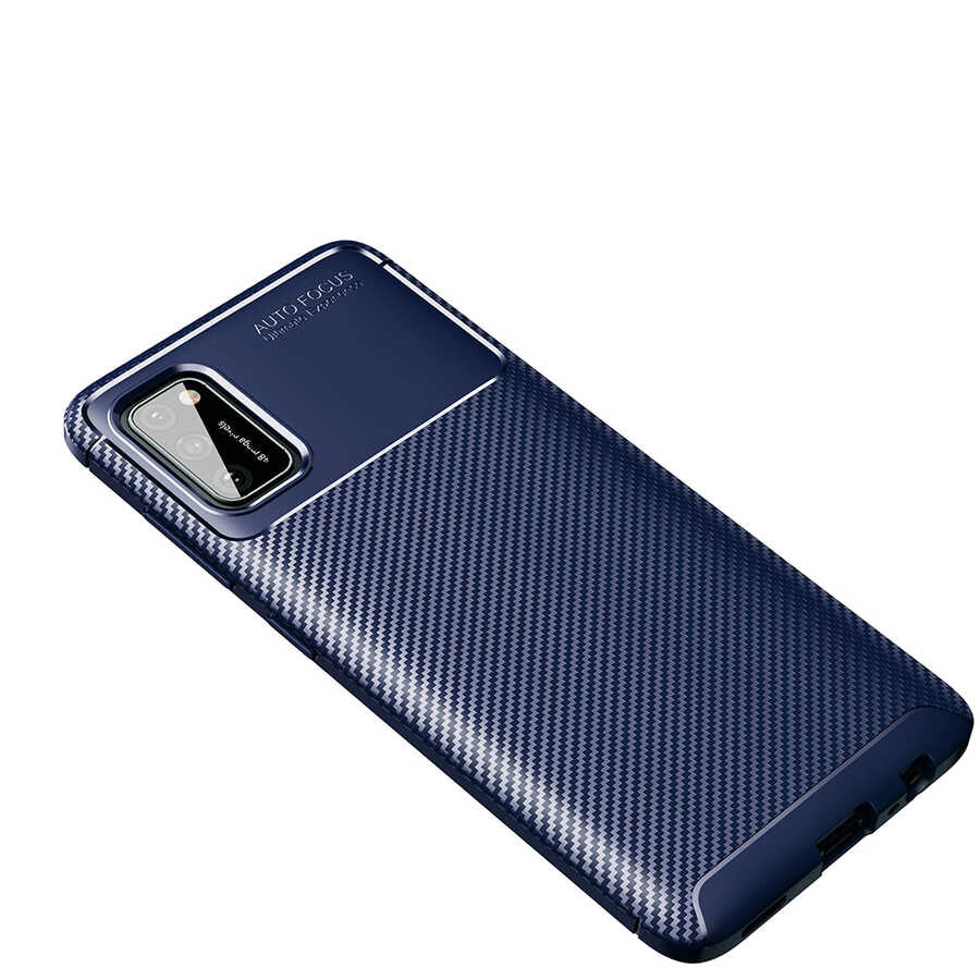 Galaxy A02S Kılıf Zore Negro Silikon Kılıf - Lacivert