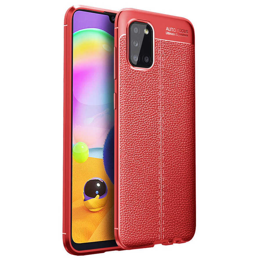 Galaxy A02S Kılıf Zore Niss Silikon Kılıf - Kırmızı