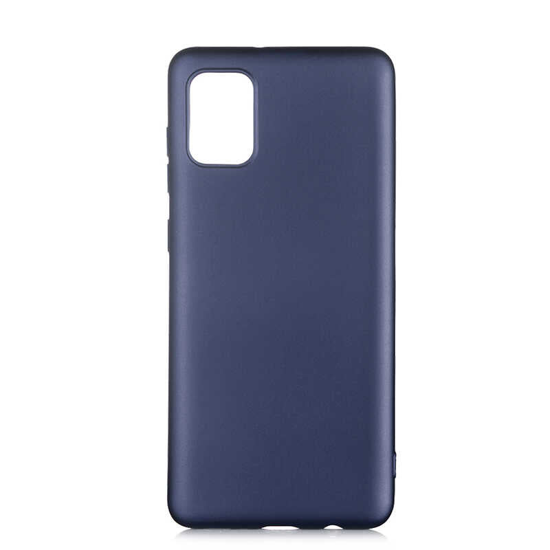 Galaxy A02S Kılıf Zore Premier Silikon Kılıf - Lacivert