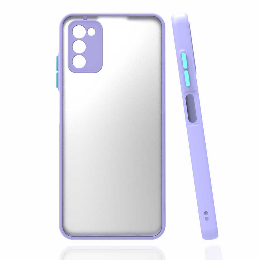 Galaxy A03S Kılıf Zore Hux Kılıf - Lila