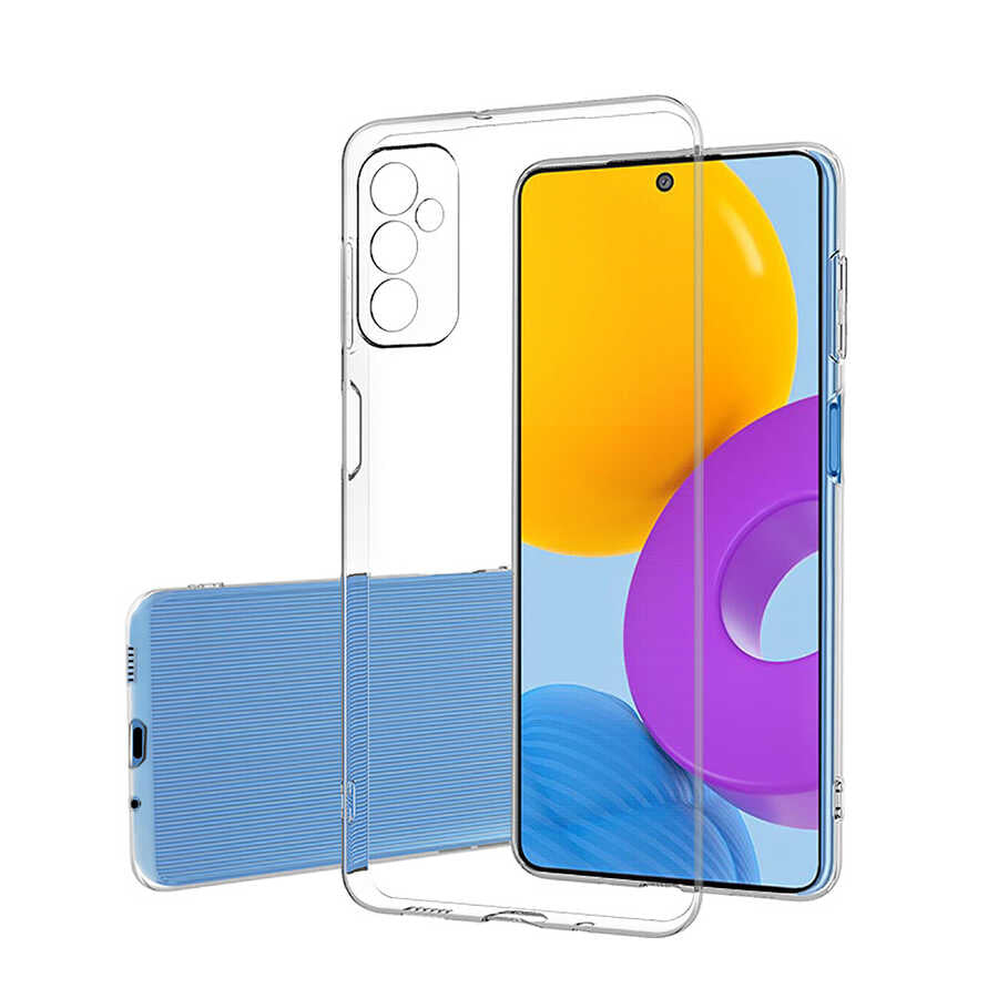 Galaxy A03S Kılıf Zore Kamera Korumalı Süper Silikon Kılıf - Renksiz