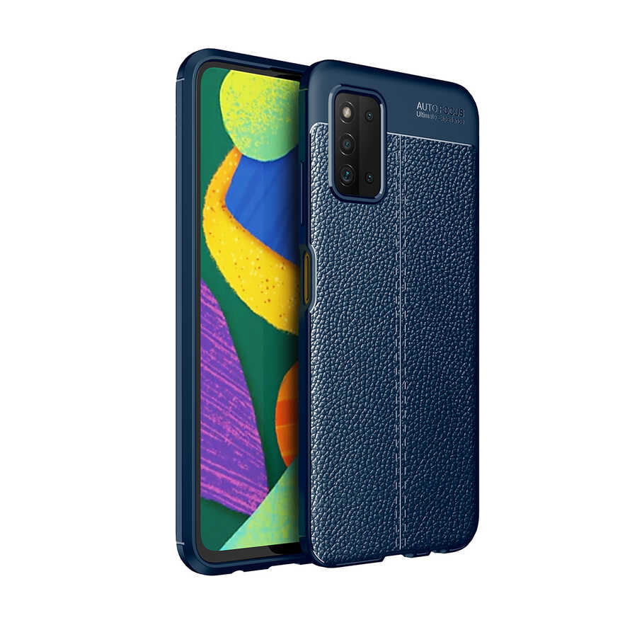 Galaxy A03S Kılıf Zore Niss Silikon Kılıf - Lacivert