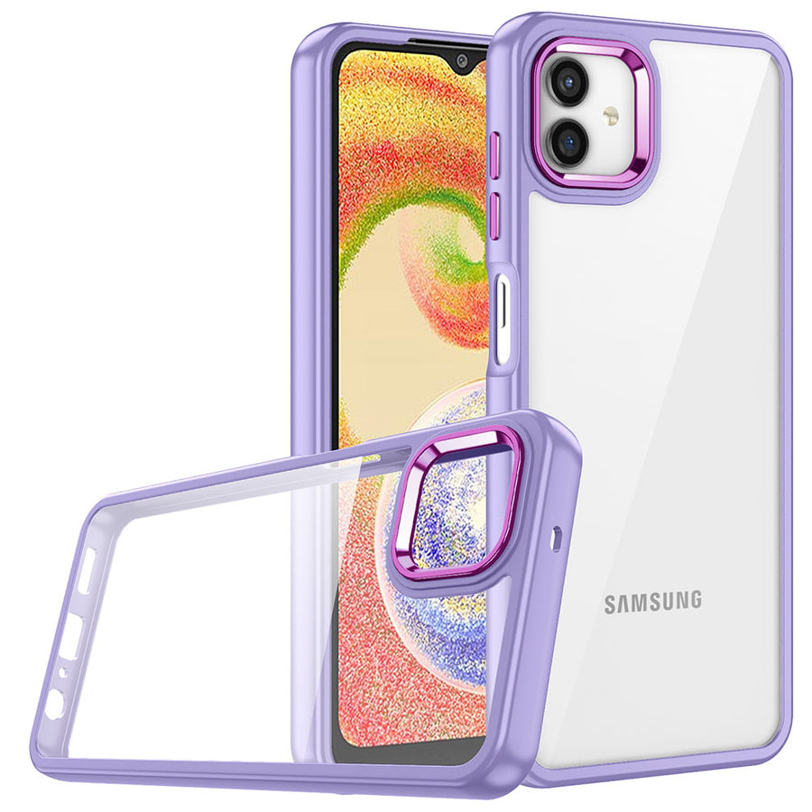 Galaxy A04 Kılıf Zore Flora Kılıf - Lila