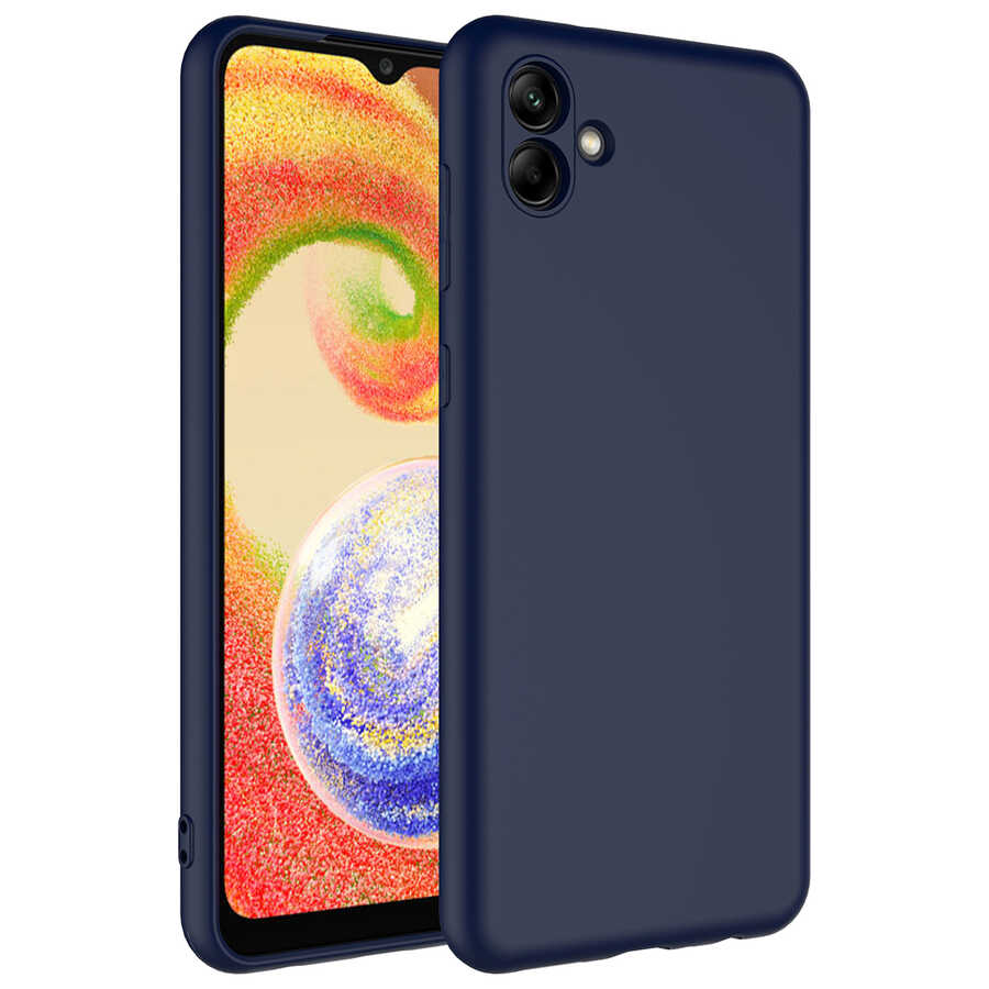 Galaxy A04 Kılıf Zore Mara Lansman Kılıf - Lacivert