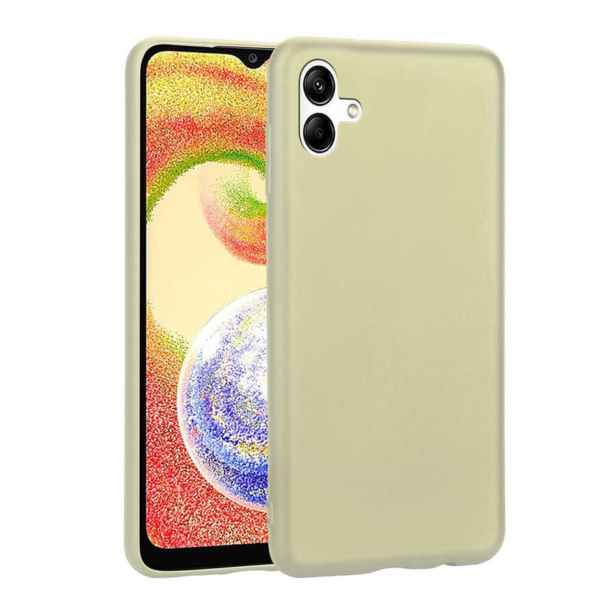 Galaxy A04 Kılıf Zore Premier Silikon Kılıf - Gold