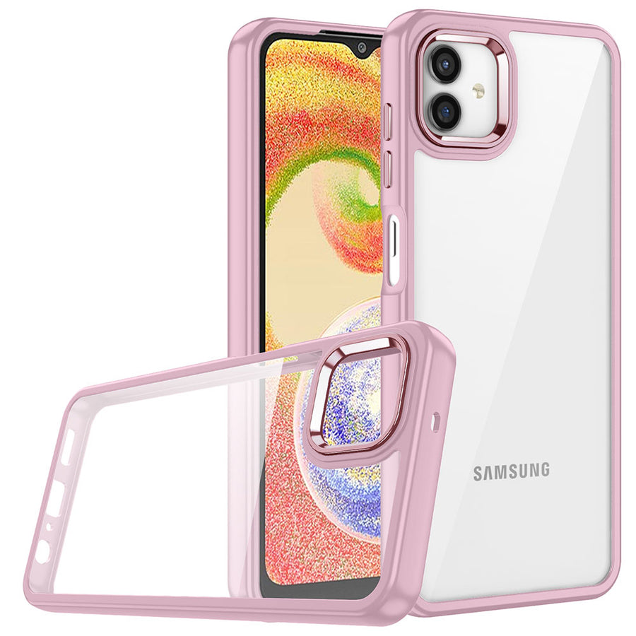 Galaxy A04E Kılıf Zore Flora Kılıf - Rose Gold