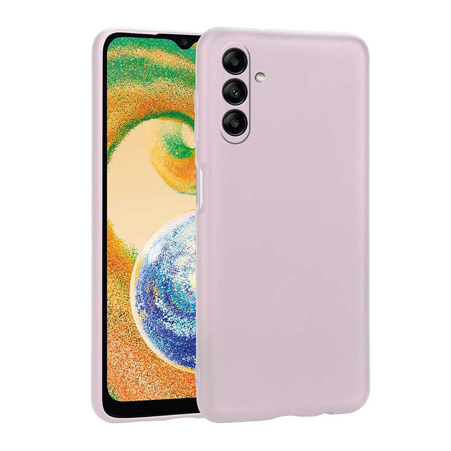 Galaxy A04S Kılıf Zore Premier Silikon Kılıf - Rose Gold