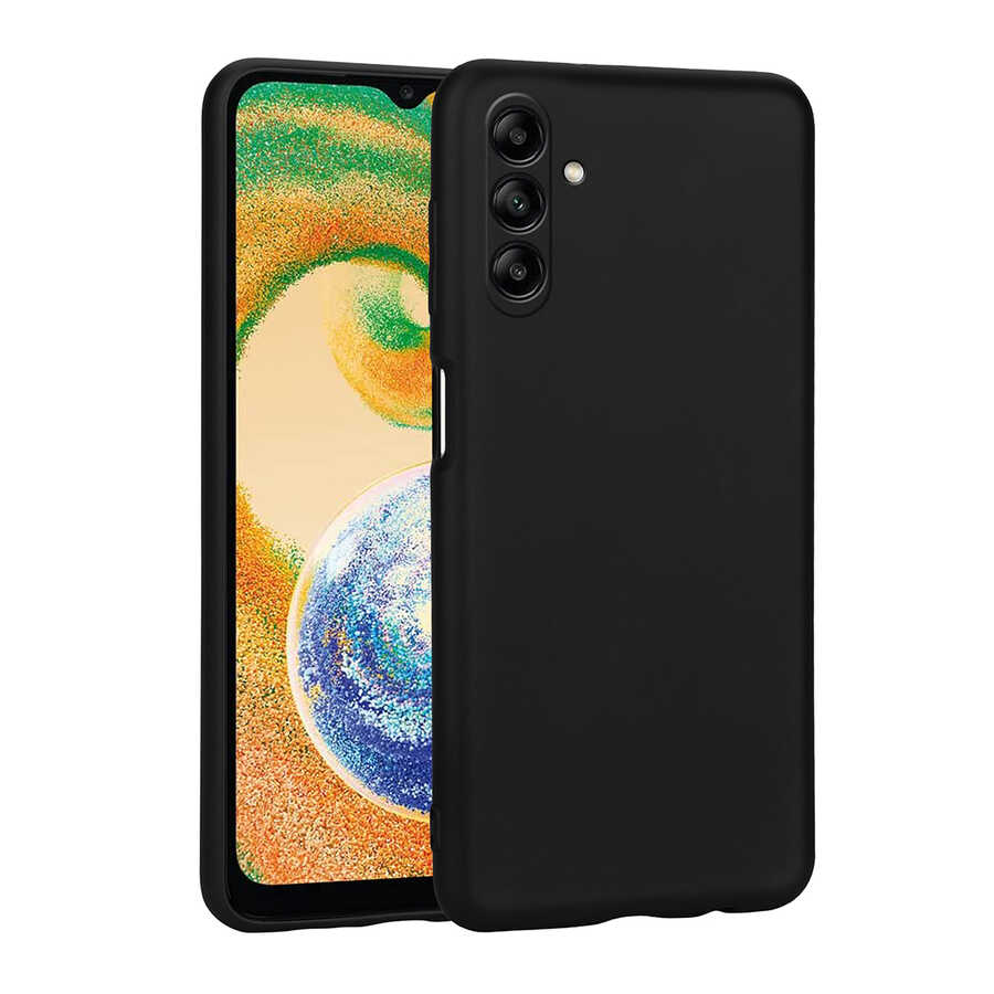 Galaxy A04S Kılıf Zore Premier Silikon Kılıf - Siyah