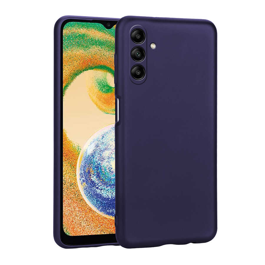 Galaxy A04S Kılıf Zore Premier Silikon Kılıf - Lacivert