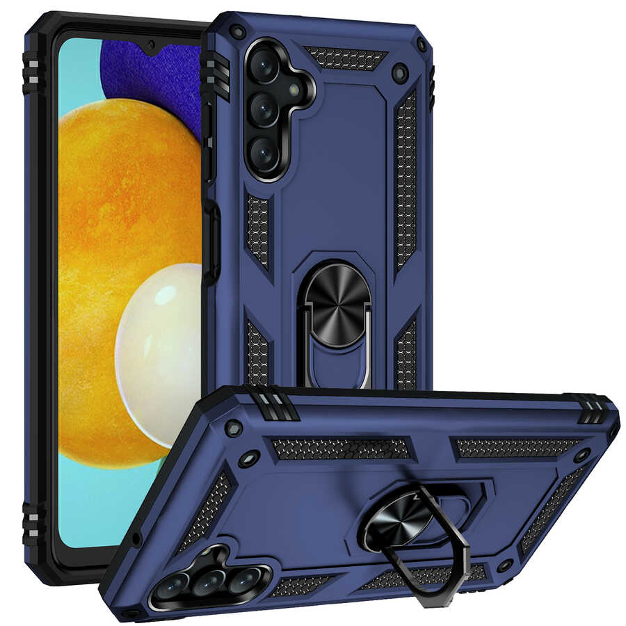 Galaxy A04S Kılıf Zore Vega Kılıf - Mavi