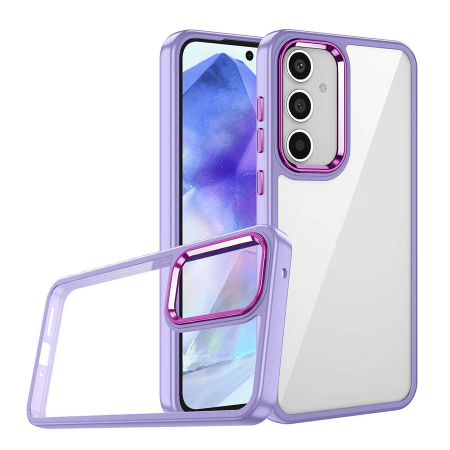 Galaxy A05S Kılıf Zore Flora Kılıf - Lila
