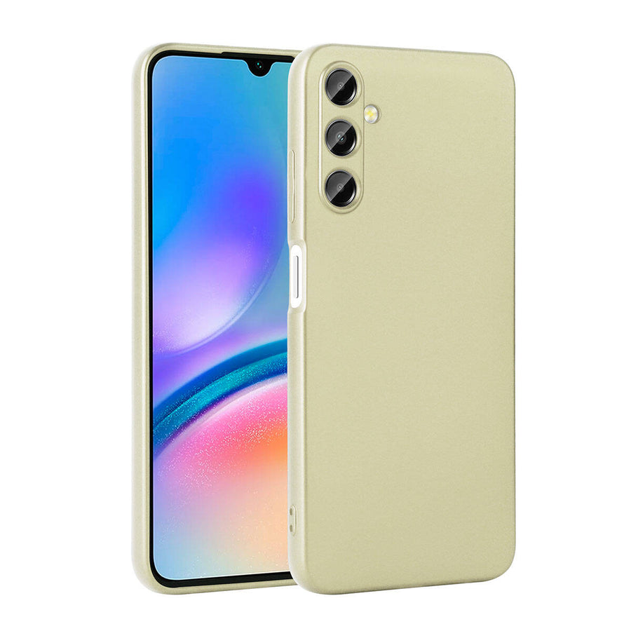 Galaxy A05S Kılıf Zore Premier Silikon Kılıf - Gold