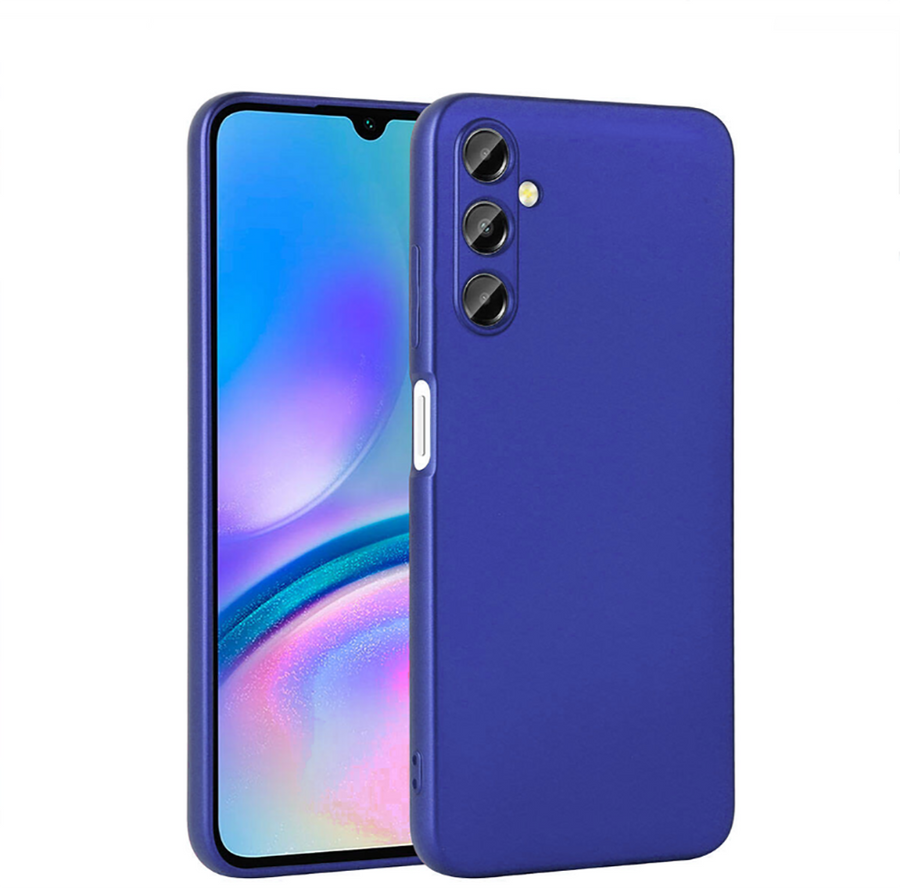 Galaxy A05S Kılıf Zore Premier Silikon Kılıf - Saks Mavi