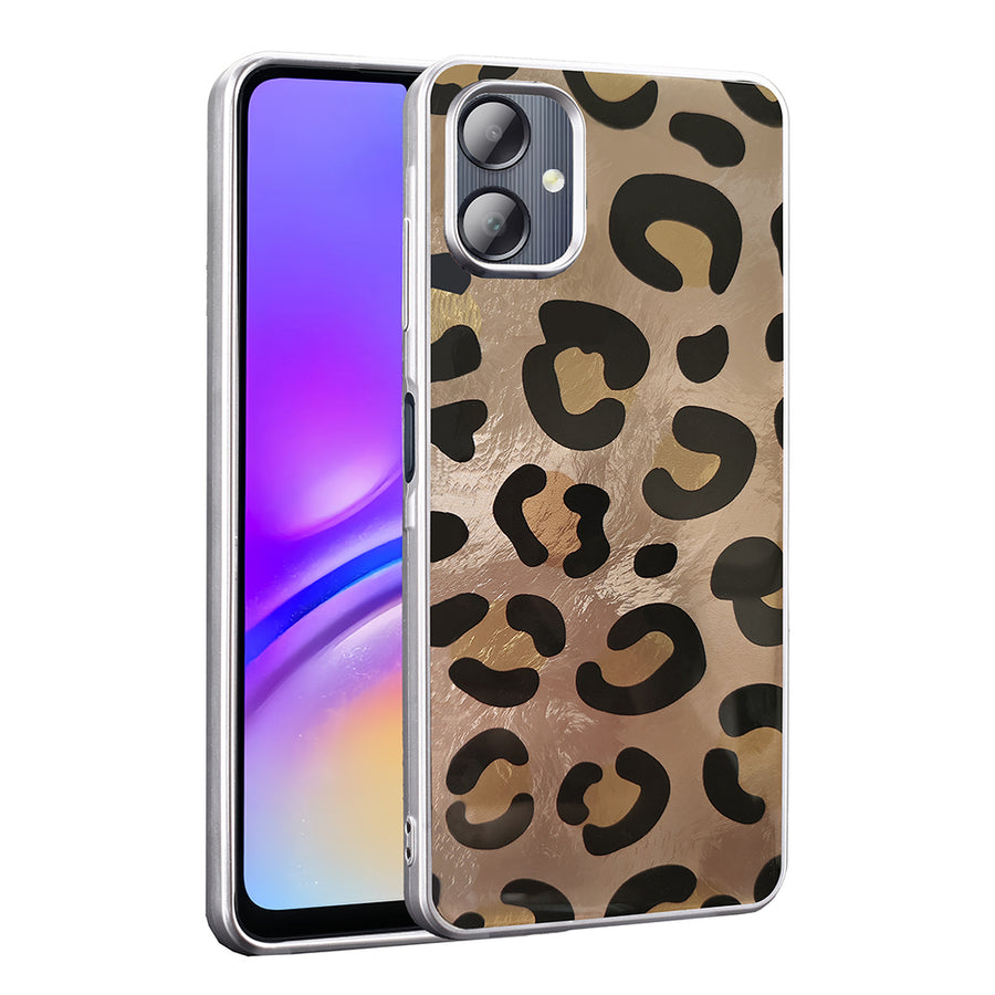 Galaxy A06 Kılıf Desenli Zore Mep Kılıf - Gold Leopar