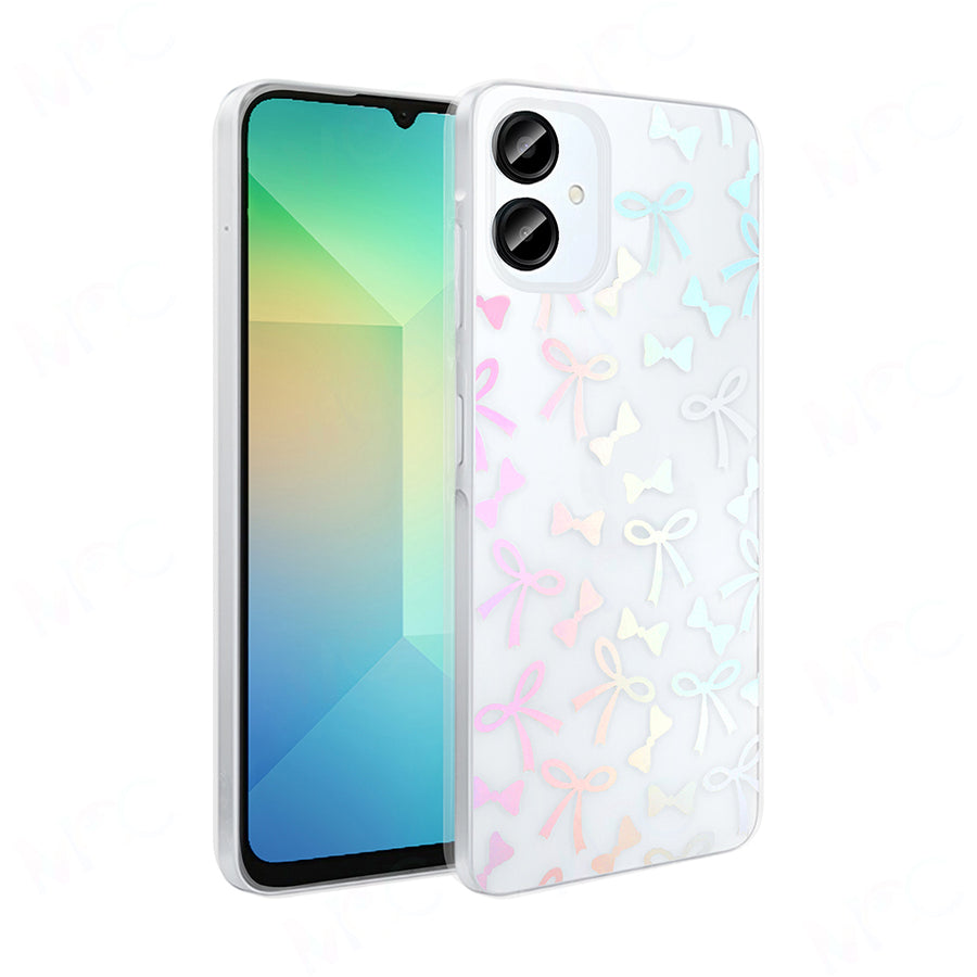 Galaxy A06 Kılıf Şeffaf Figürlü Zore Folk Sert Kılıf - Fiyonk