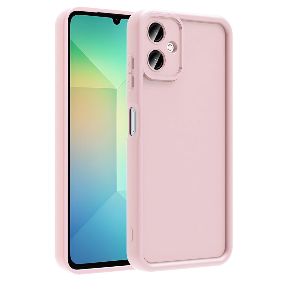 Galaxy A07 Kılıf Kamera Korumalı Zore Ananas Kılıf - Pembe