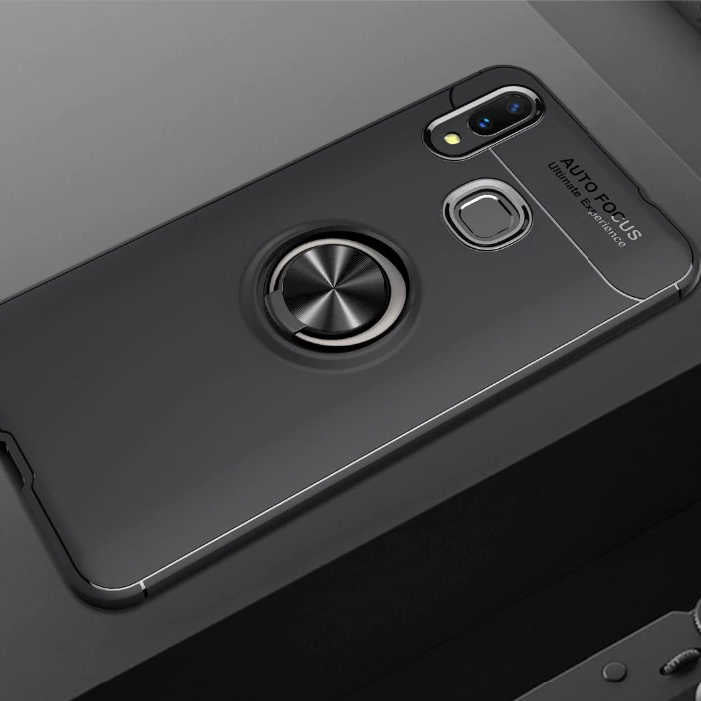 Galaxy A10S Kılıf Zore Ravel Silikon Kılıf - Siyah