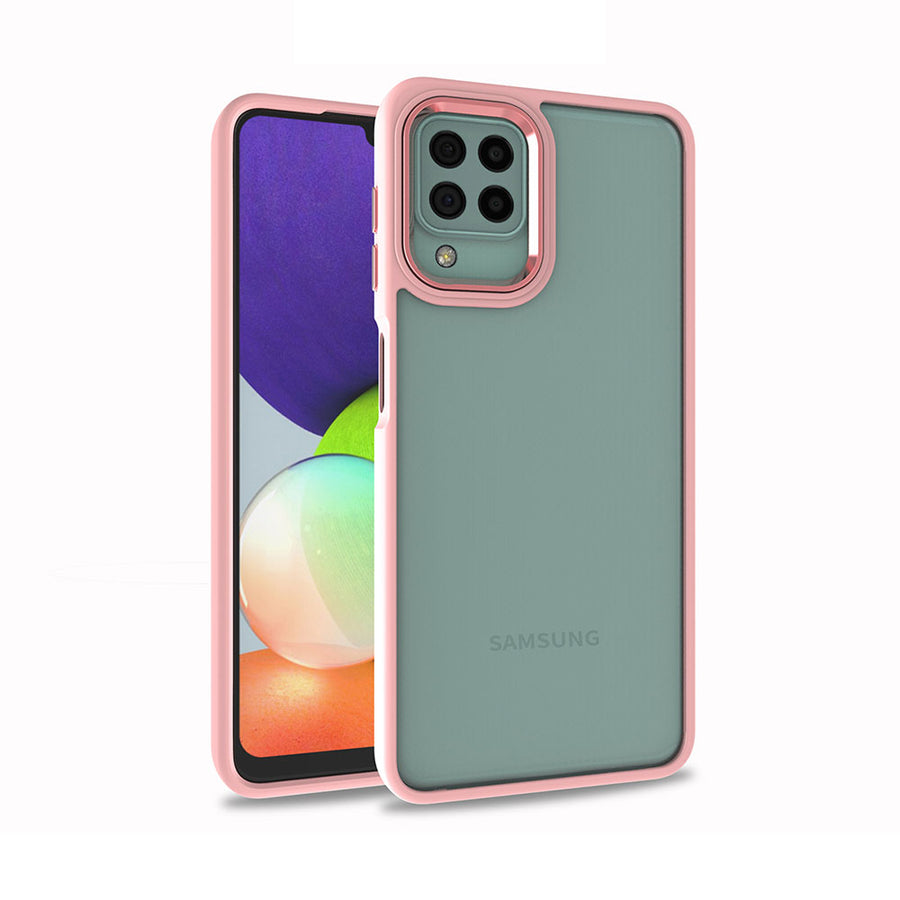 Galaxy A12 Kılıf Zore Flora Kılıf - Rose Gold